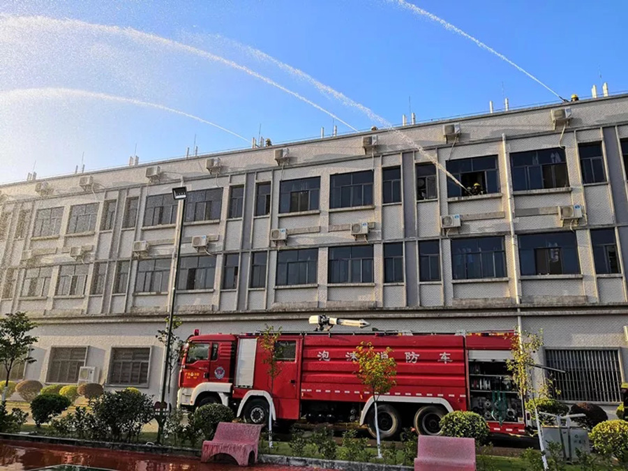 安達全員行動參與2018年度消防應急演練