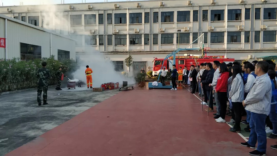 安達全員行動參與2018年度消防應急演練